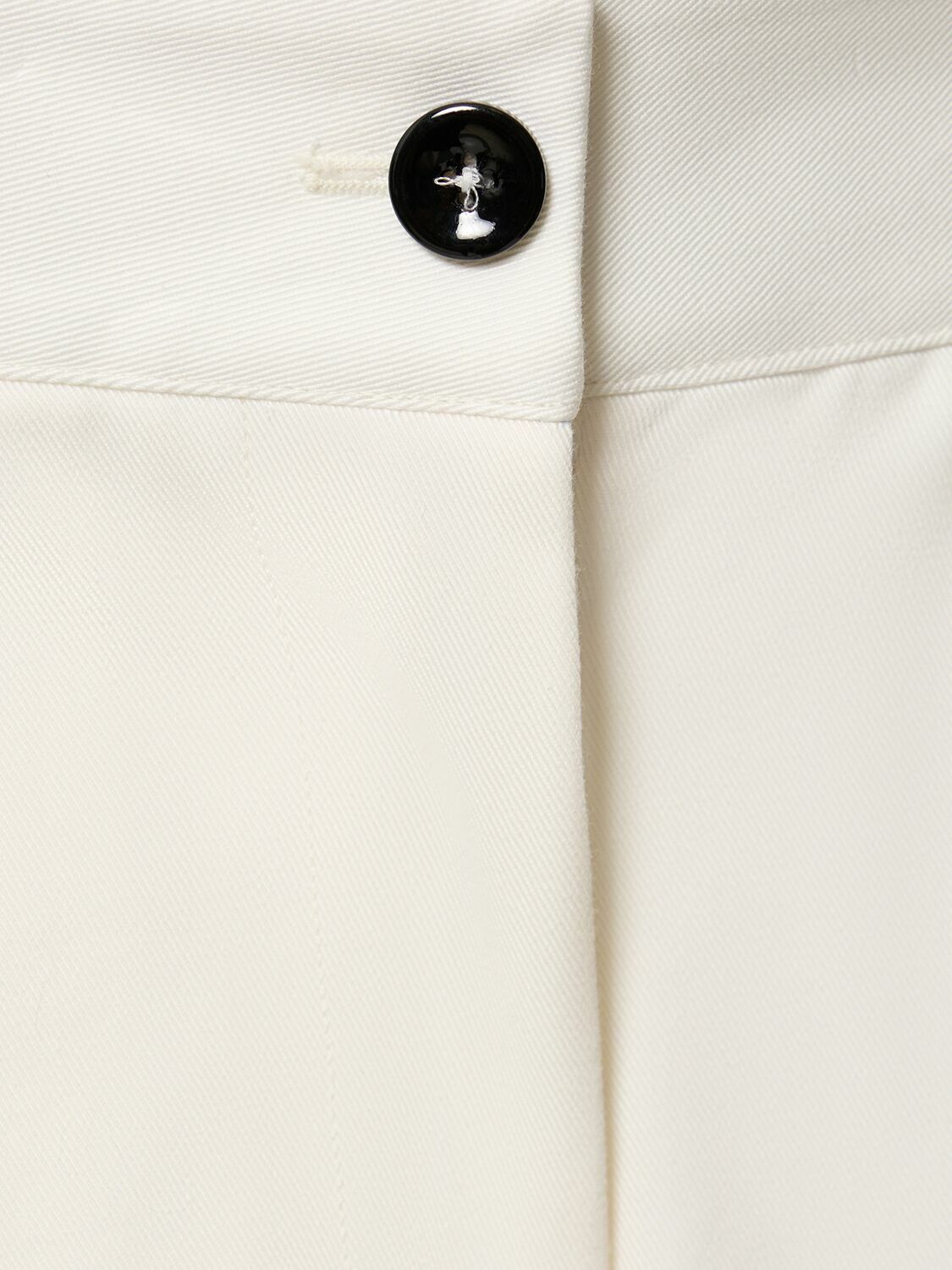 パンツ Jil Sander Wide Pants In Cotton Gabardine Jil Sander - Wide-leg cotton gabardine pants Jil Sander
