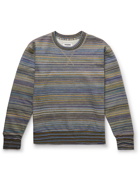 Missoni - Striped Cotton Sweatshirt - Blue