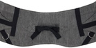 Paula Canovas Del Vas Gray Strap Denim Belt