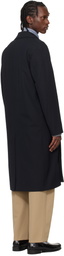 A.P.C. Navy Croisé Coat