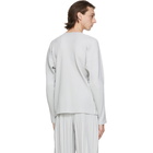 Homme Plisse Issey Miyake Grey Basics Long Sleeve T-Shirt