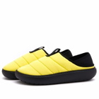 Crocs Classic Puff Moc in Cyber Yellow/Multi