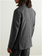 Oliver Spencer - Mansfield Cotton and Wool-Blend Suit Jacket - Gray