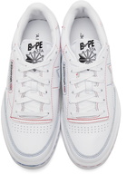 BAPE White Reebok Edition Club C 85 Sneakers