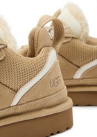 Ugg Lowmel Panelled Suede Sneakers Beige