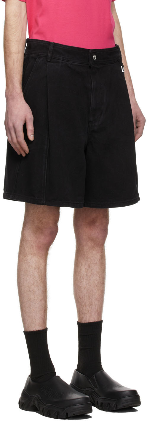 Wooyoungmi Black Denim Shorts Wooyoungmi