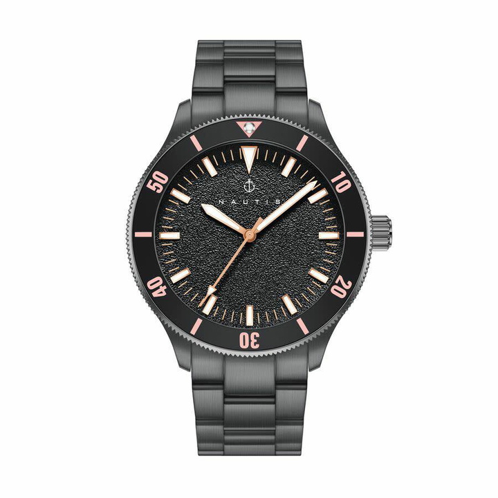 Photo: Nautis Deacon Black Dial Mens Watch NAUN101-5