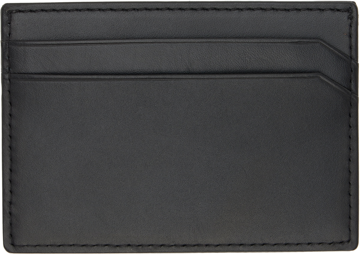 Hugo Black Leather Card Holder