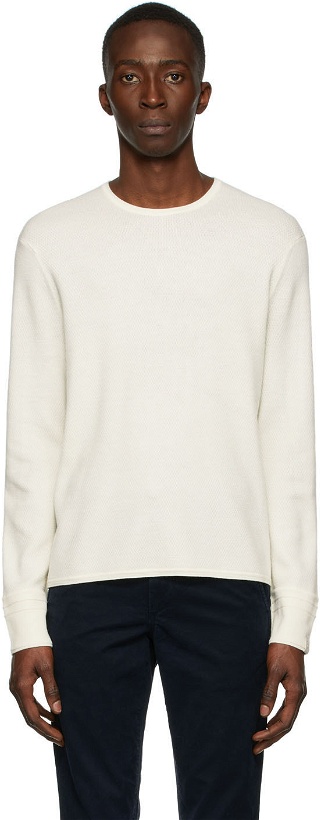 Photo: rag & bone Off-White Wool Collin Sweater
