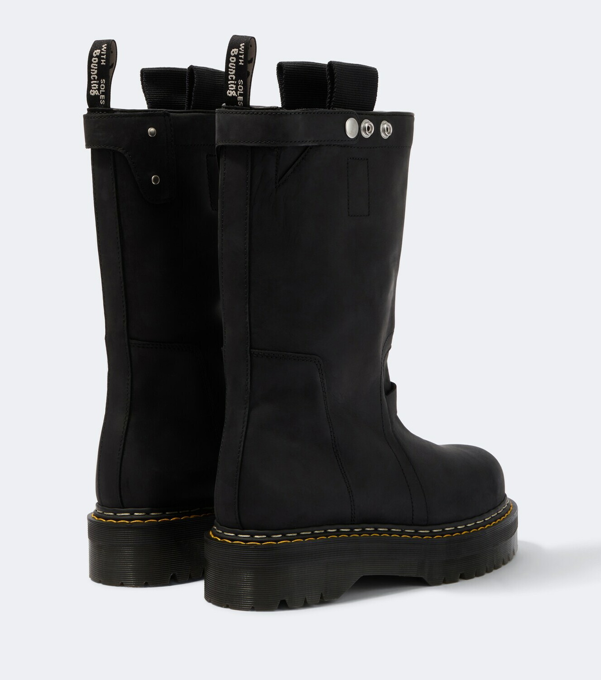 Rick Owens DRKSHDW x Dr. Martens Quad platform boots