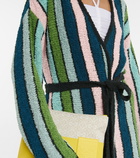 Loewe Paula's Ibiza striped cotton-blend cardigan