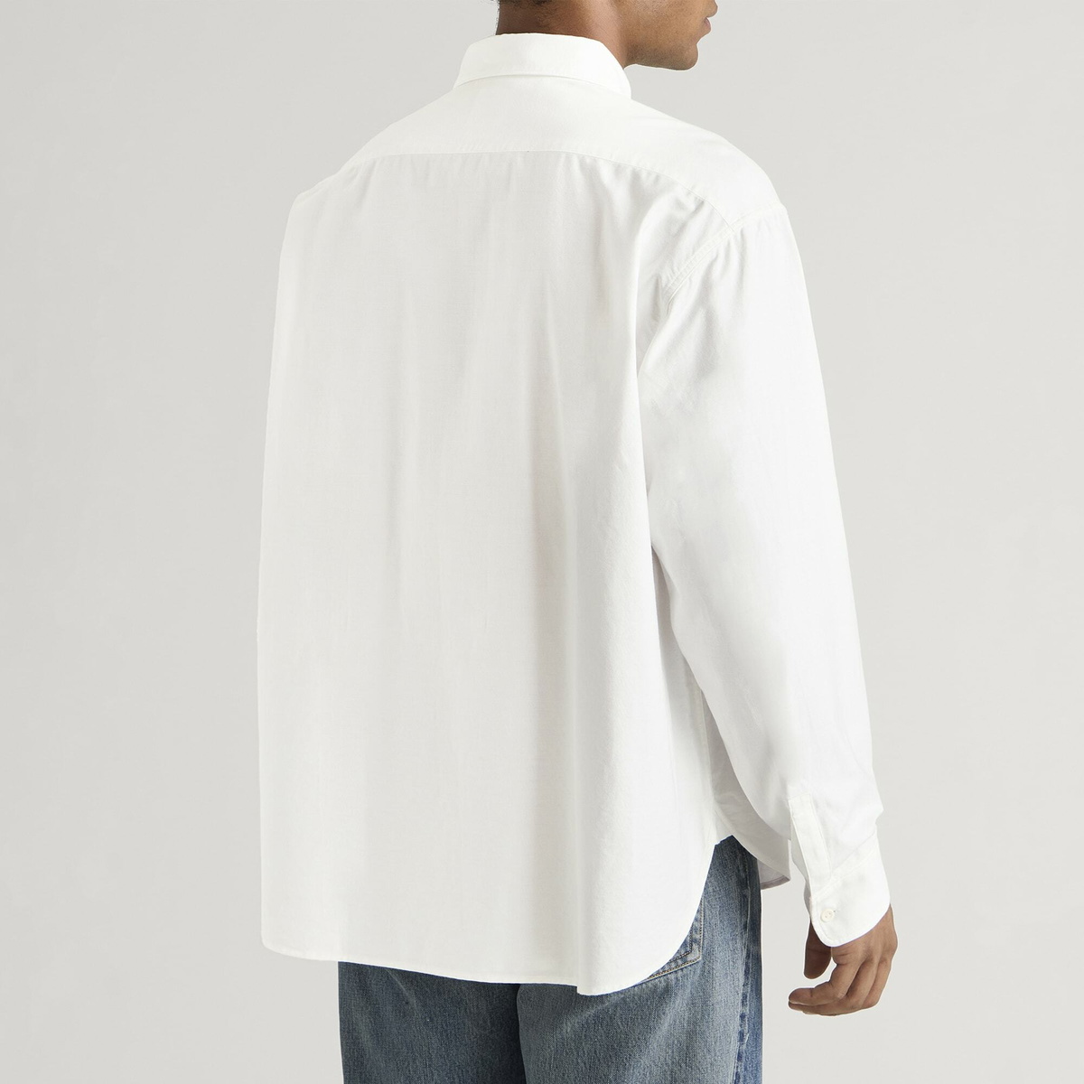 Visvim Men's Beiler Oxford Shirt in White