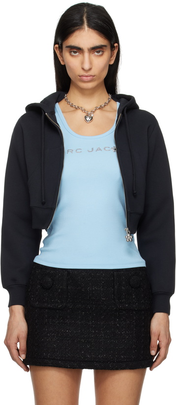 Photo: Marc Jacobs Black Charm Cropped Hoodie