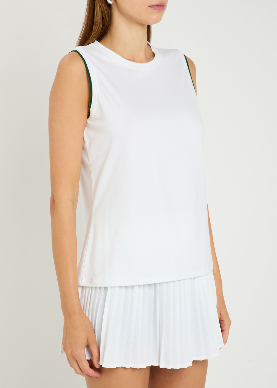 Varley Arton Performance Stretch-jersey Tank White