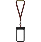 Palm Angels - Logo-Print PVC and Faux Leather Smartphone Lanyard Case - Black
