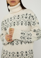 Moncler Fair Isle Alpaca-blend Jumper Natural