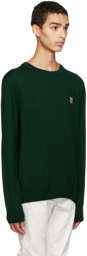 Maison Kitsuné Green Fox Head Patch Sweater
