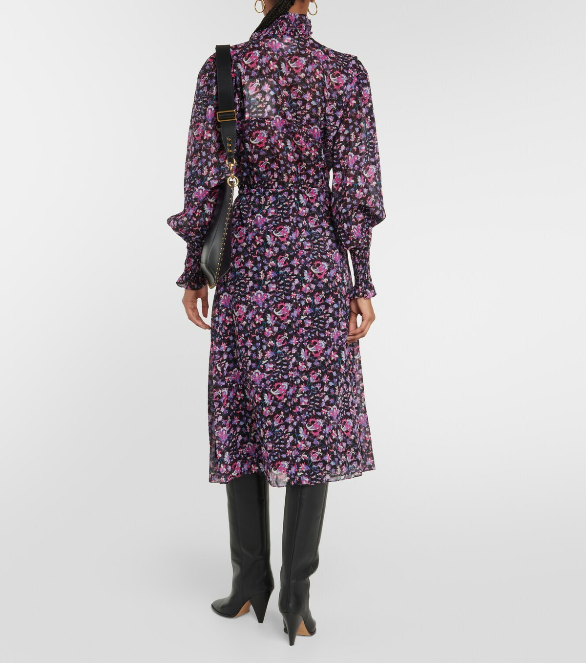 Marant Etoile Bicolor Cotton Casual Dress