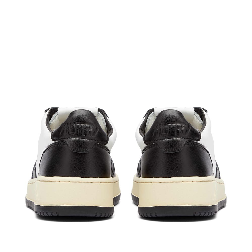 Autry Women's Medalist Low Sneakers in Black/White