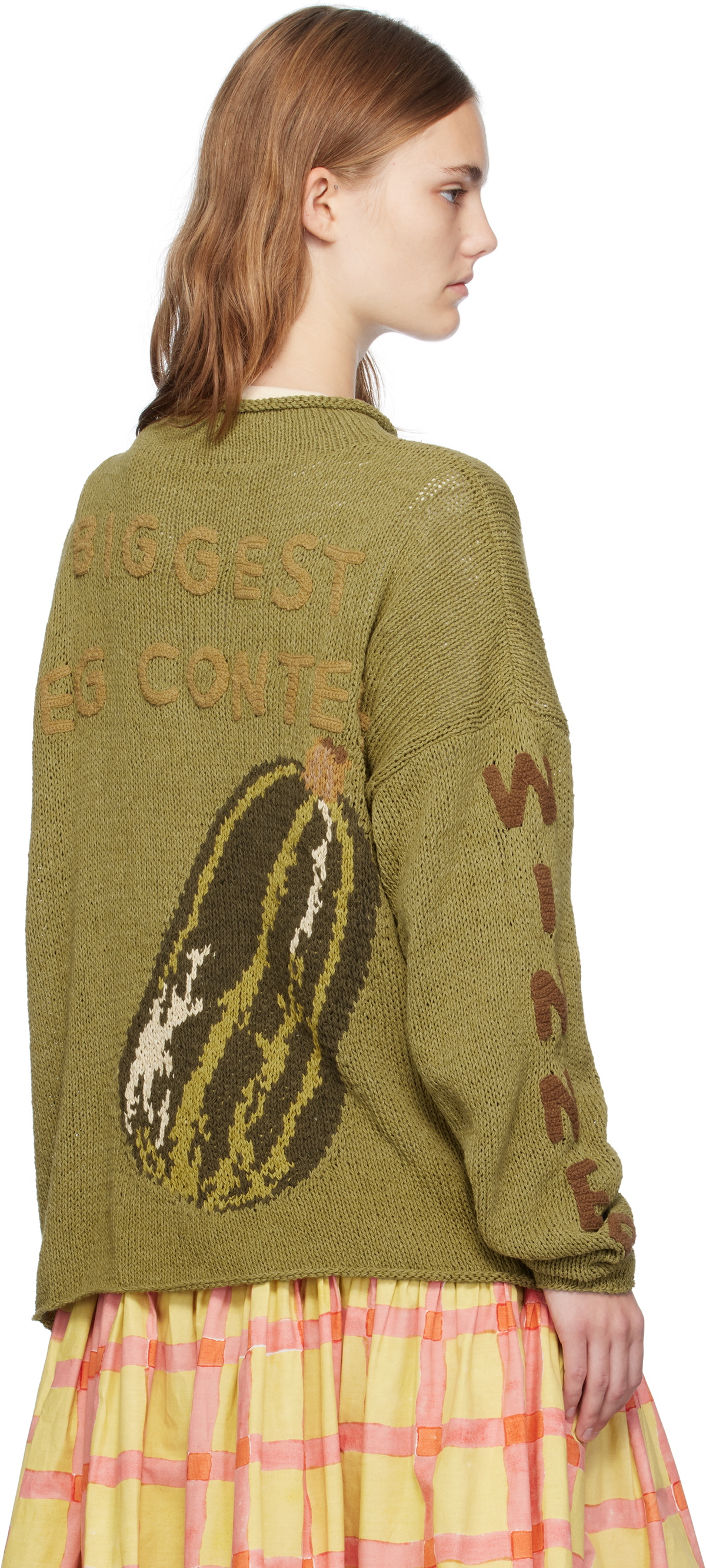 Story mfg. Green Twinsun Knit Rollneck Sweater