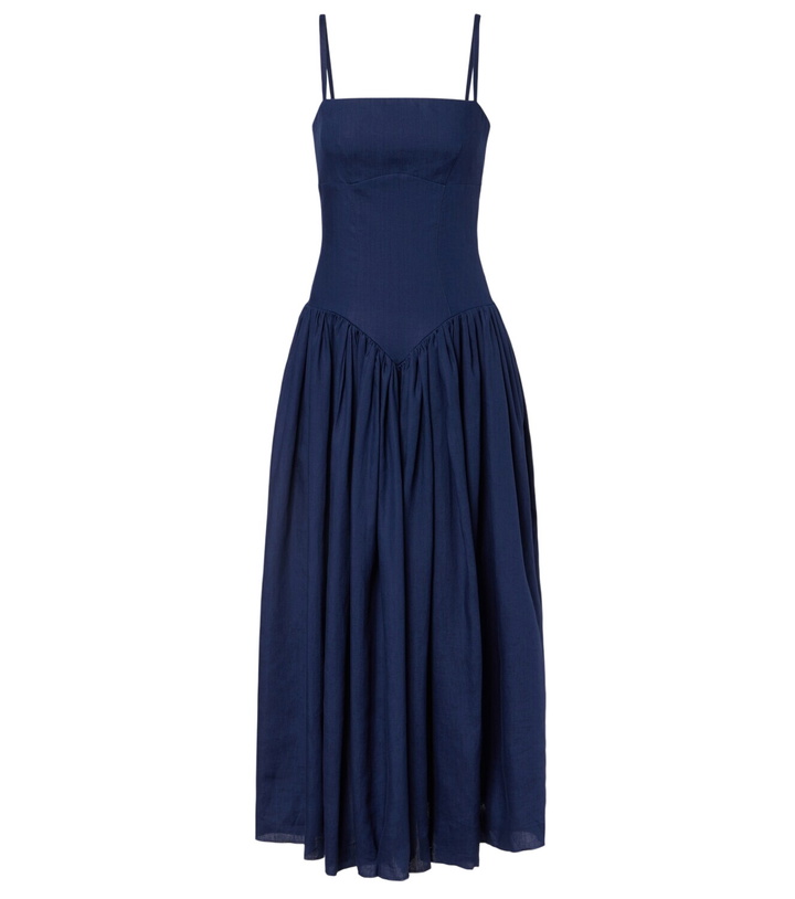 Photo: Gabriela Hearst Oriana linen maxi dress