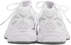 Saucony White ProGrid Omni 9 Socktop Sneakers