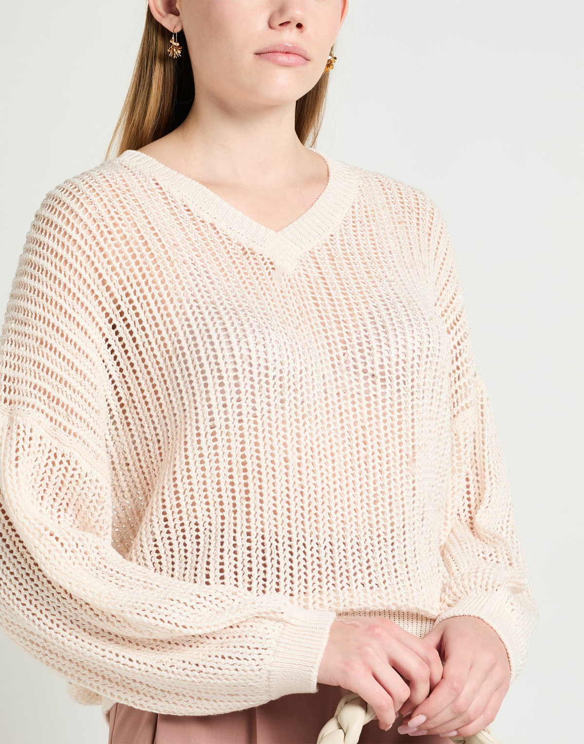 Peserico Womens Sweater Light in Pink