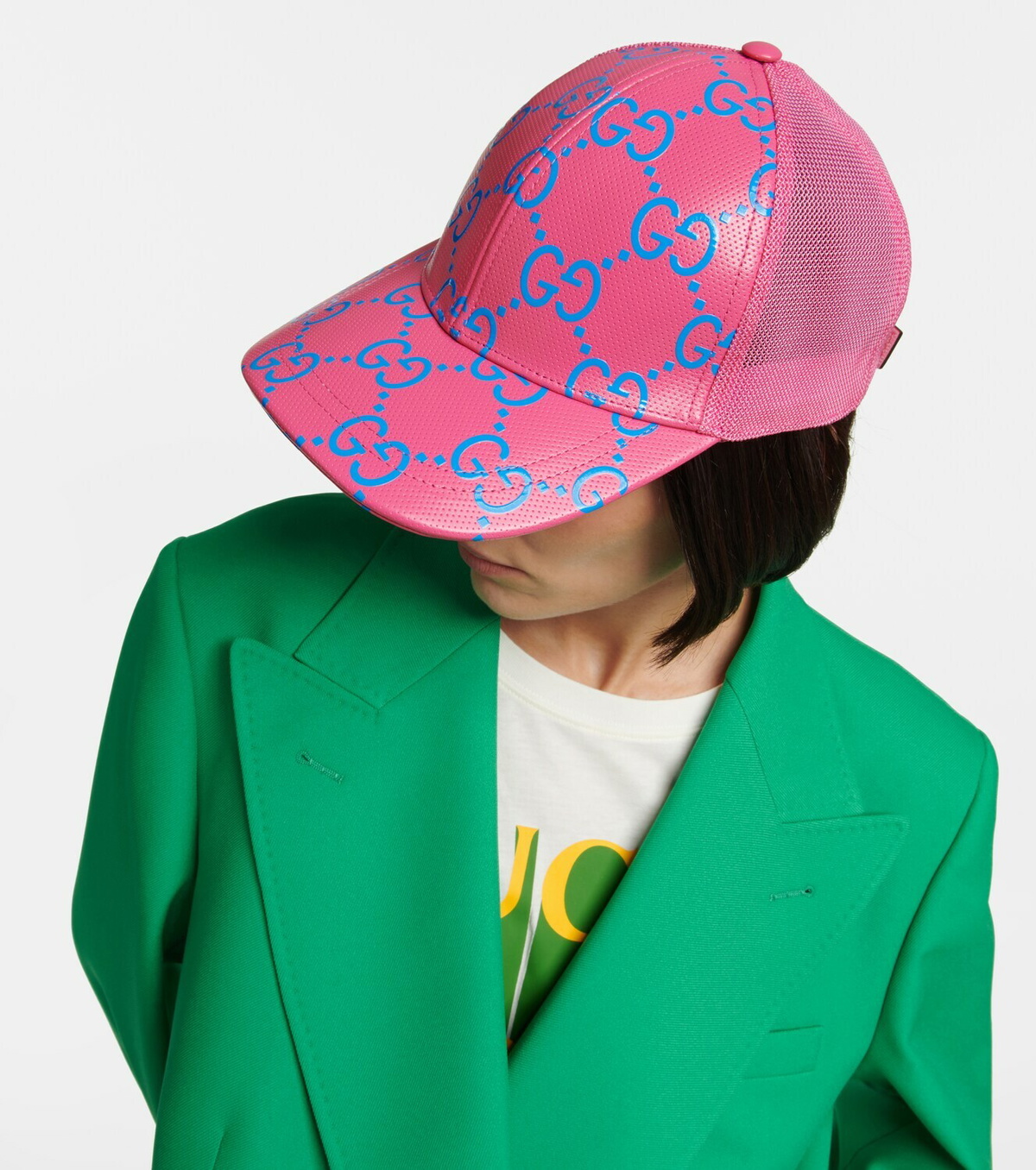 Gucci GG leather baseball cap Gucci