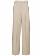 THEORY Double Pleated Wool Wide Pants