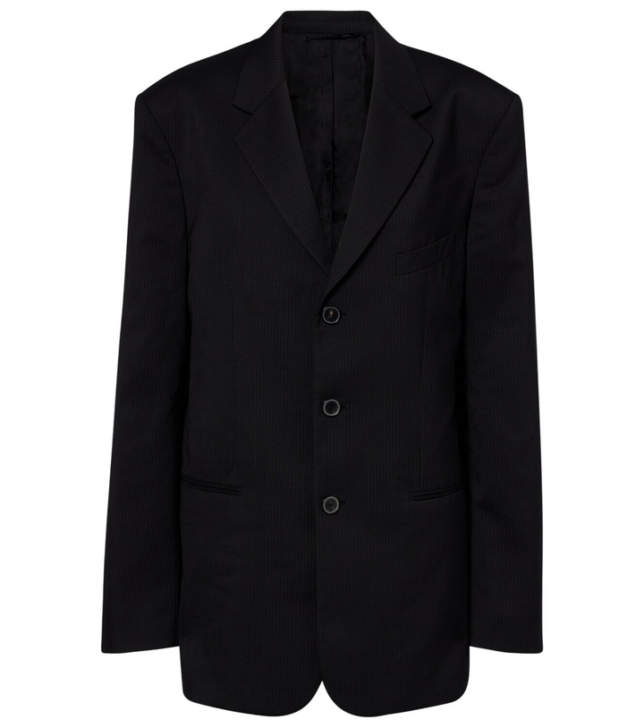 Photo: Calvin Klein Collection Viola oversized pinstripe blazer