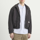 Ranra Men's Purs Padded Nylon Hoodie Jacket in After Dark