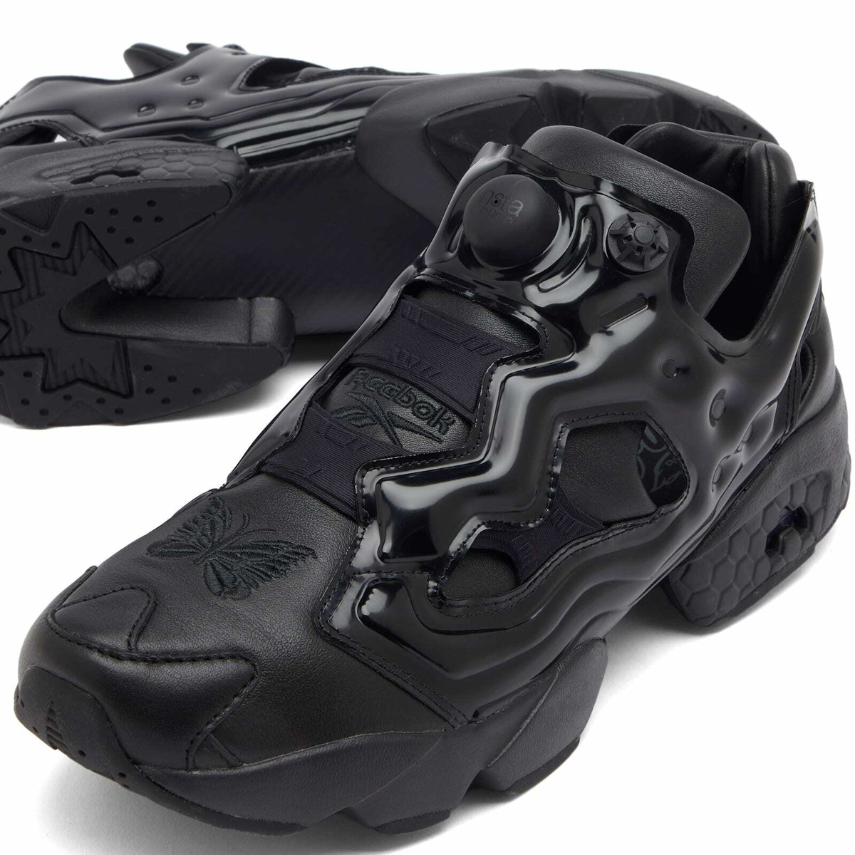 Reebok x Needles Instapump Fury 94 Sneakers in Black