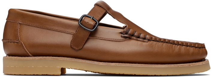 Photo: HEREU Brown Alber Rubber Veg Tan Loafers