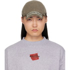 Balenciaga Khaki Masking Tape Cap