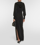 Rotate Birger Christensen Hooded maxi dress