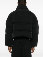 ENTIRE STUDIOS Black Velvet Puffer Jacket