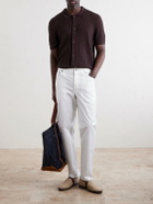 Onia - Straight-Leg Cotton-Blend Trousers - Neutrals