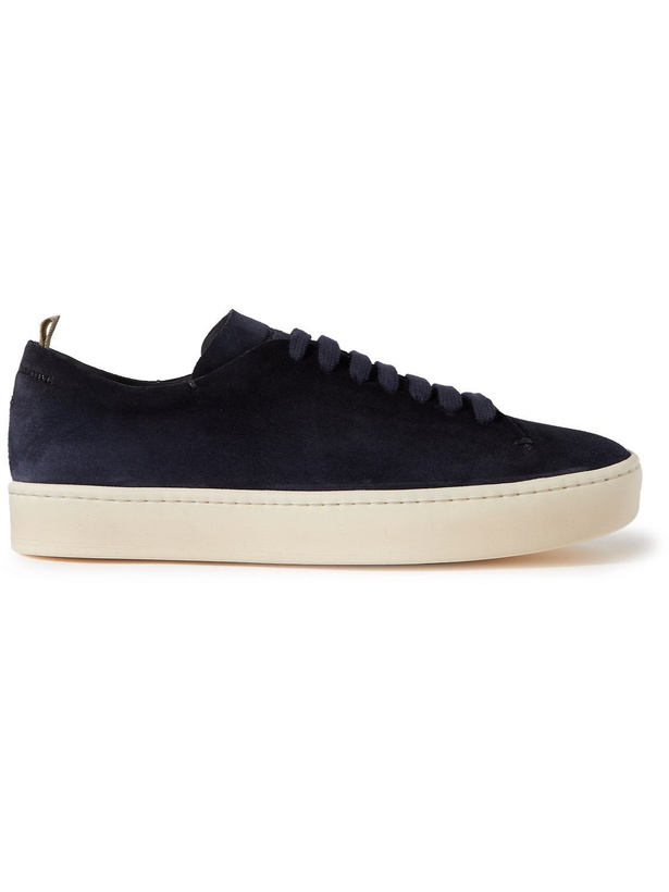 Photo: Officine Creative - Kreig Suede Sneakers - Blue