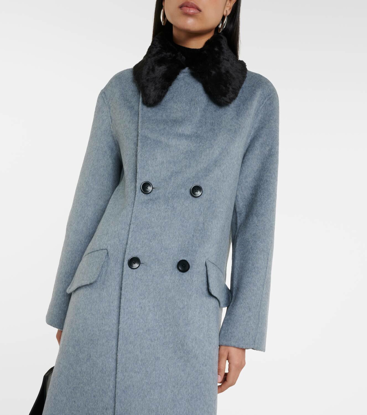 Proenza Schouler White Label Emma wool-blend coat Proenza Schouler