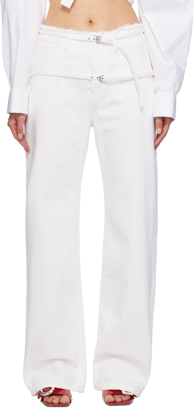 Jacquemus Off-White Le Chouchou 'Le De Nîmes Caraco' Jeans Jacquemus