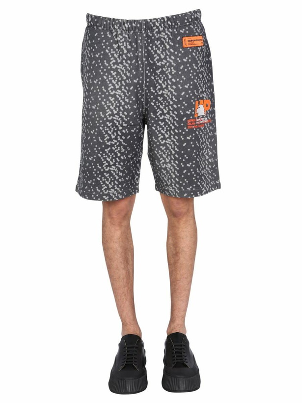 Photo: HERON PRESTON Bermuda With Rubber Logo