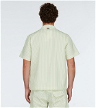 Thom Browne - Striped seersucker bowling shirt