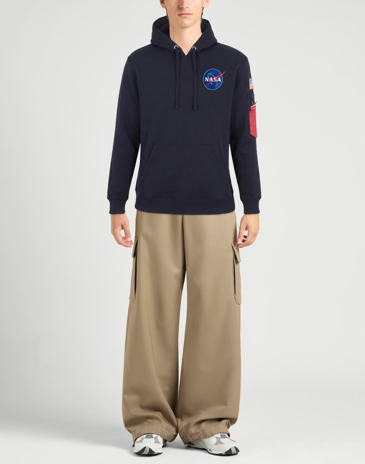 Alpha Industries Mens Sweatshirt Midnight in Blue