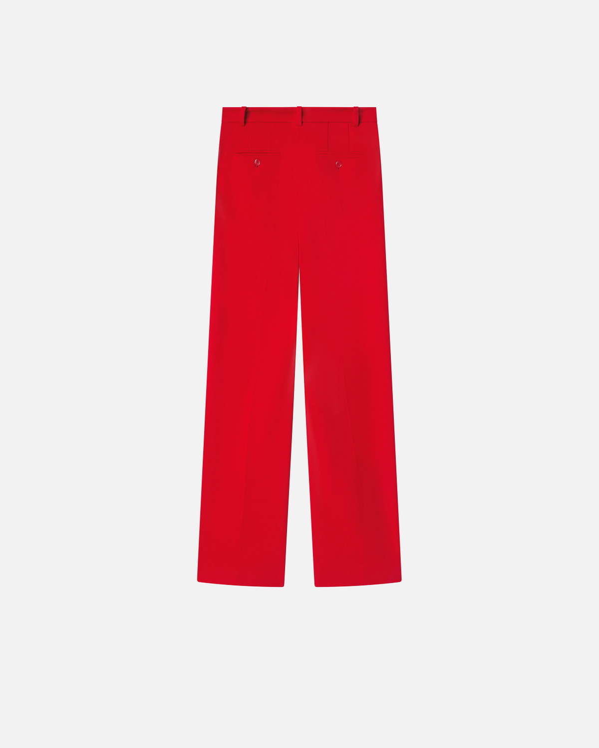 Pinko Dress Trousers Straight Fabric Stitch Tango Red