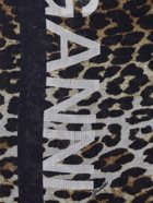 Ganni Leopard Scarf