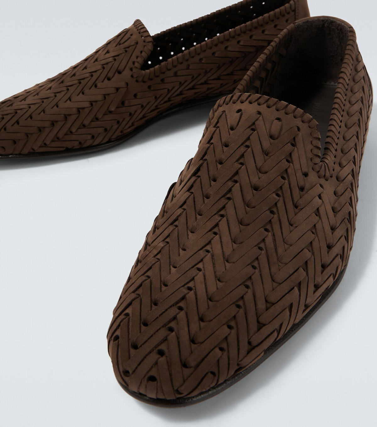 Manolo Blahnik Mario suede loafers