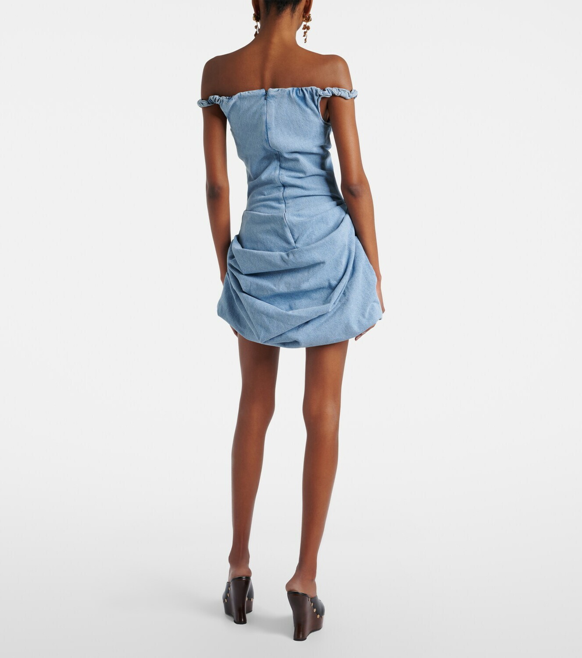 Magda Butrym Denim midi dress
