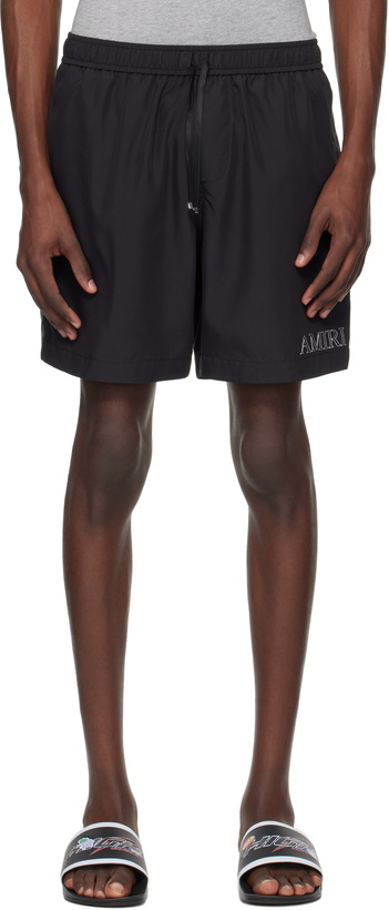 Photo: AMIRI Black 'MA' Outline Shorts