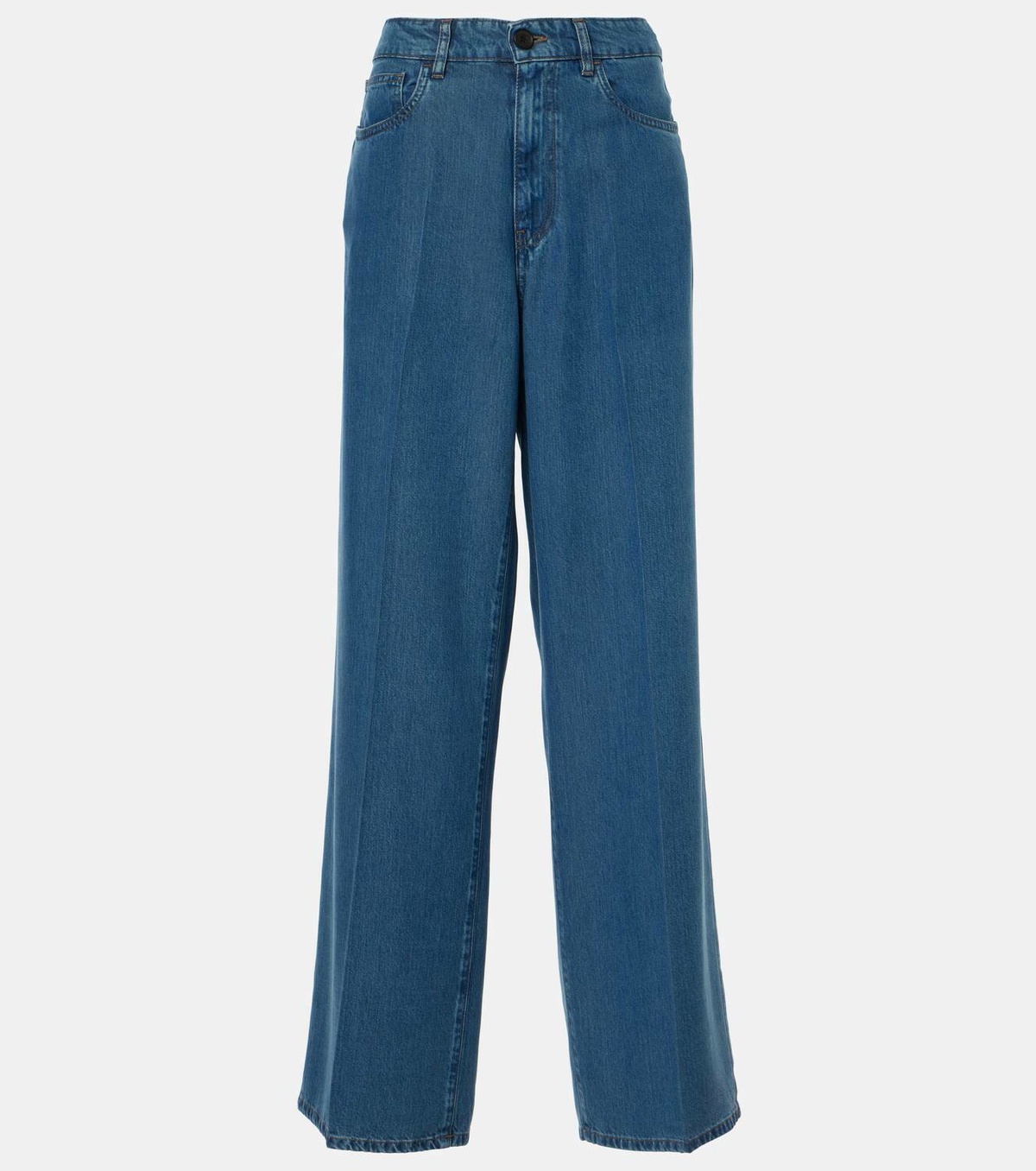 Miu Miu Mid-rise wide-leg jeans Miu Miu