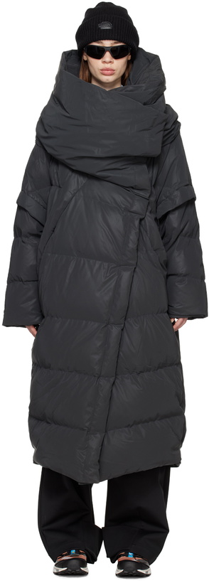 Photo: Templa Black Wrap Down Coat